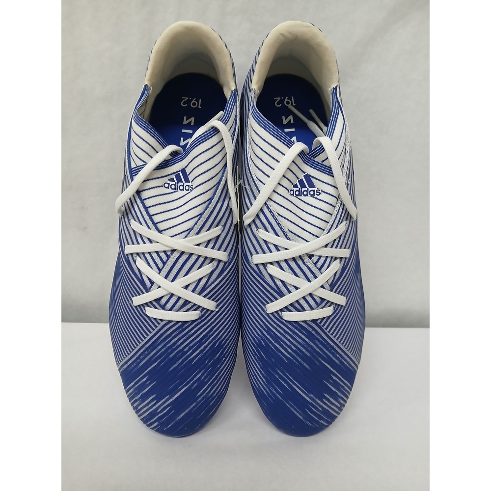 Adidas Men's Nemeziz 19.2 FG Soccer Cleats EG7222 Royal Blue White Sz 9 - Picture 5 of 10
